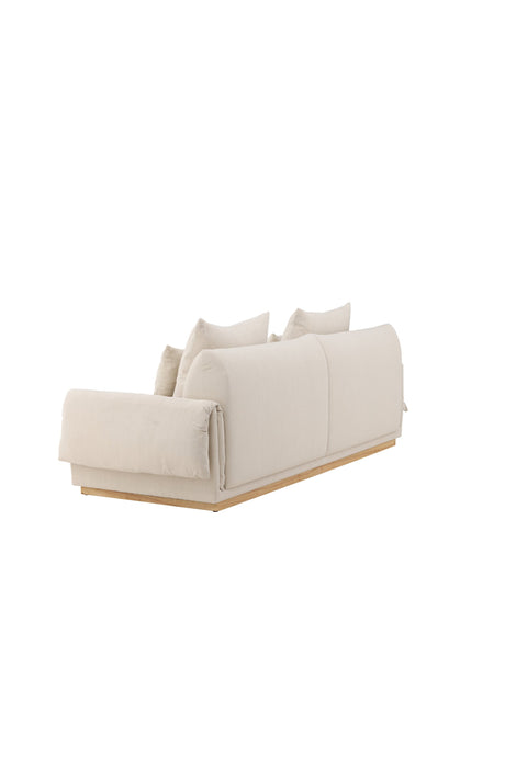 Mollösund 3 - Sitzer Sofa - beige/Baumwolle - 3 - Sitzer Sofas - ALVAHOME