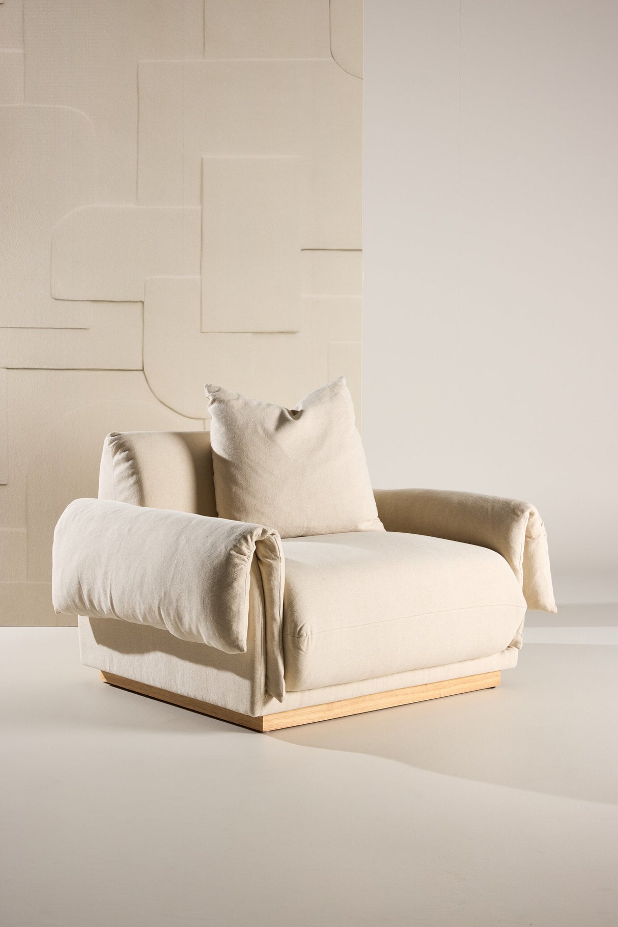 Mollösund Sessel - beige/Baumwolle - Sessel - ALVAHOME