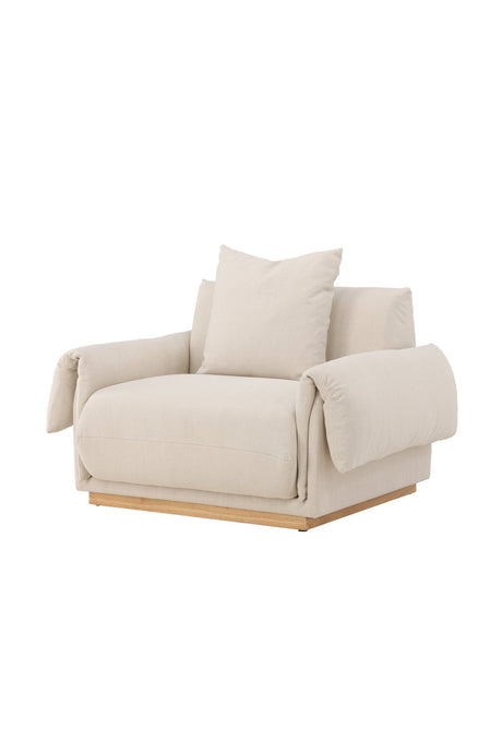 Mollösund Sessel - beige/Baumwolle - Sessel - ALVAHOME