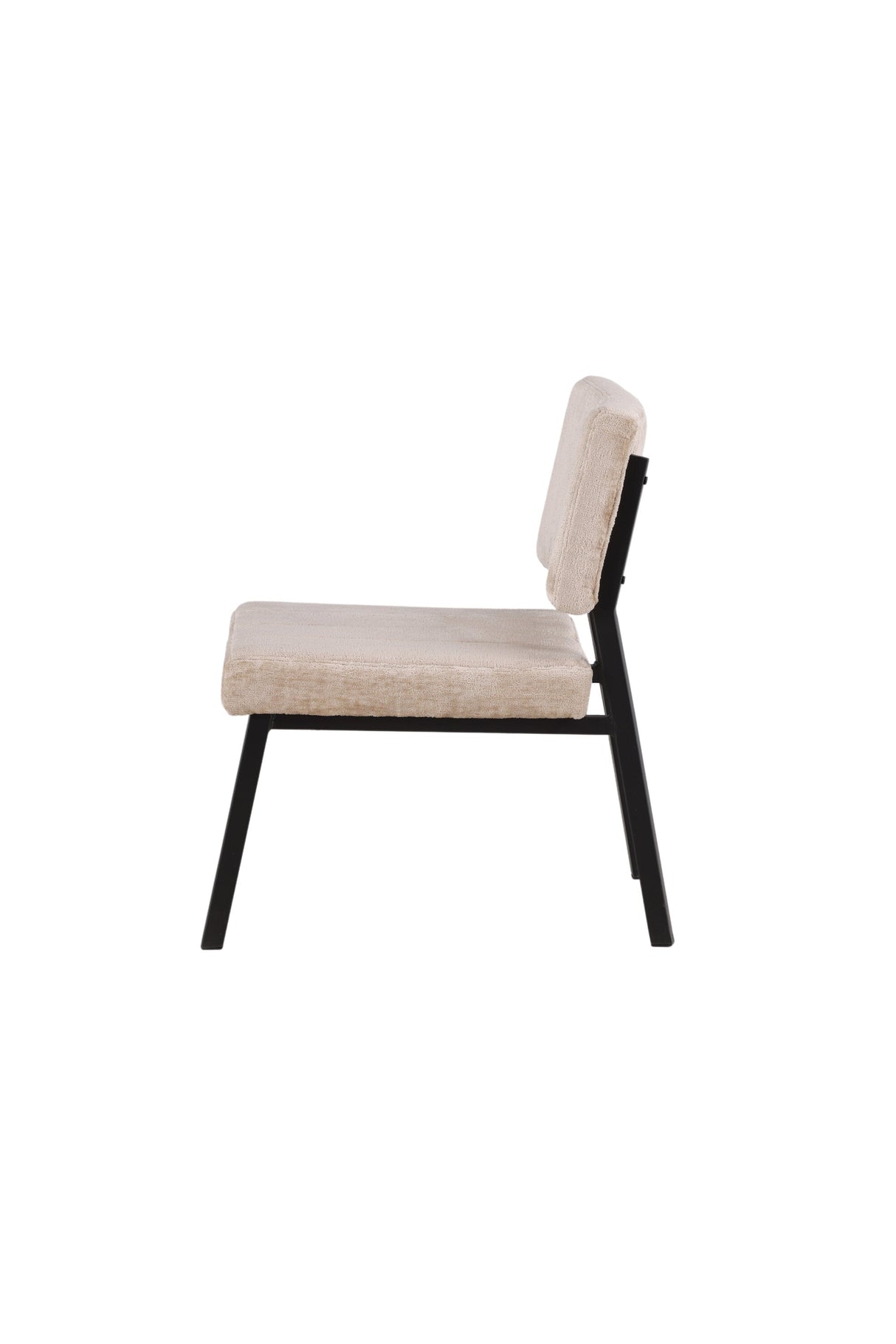 Monett Lounge - Stuhl - beige/Polyester - Samt - Lounge - Stühle - ALVAHOME