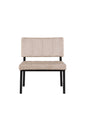 Monett Lounge - Stuhl - beige/Polyester - Samt - Lounge - Stühle - ALVAHOME