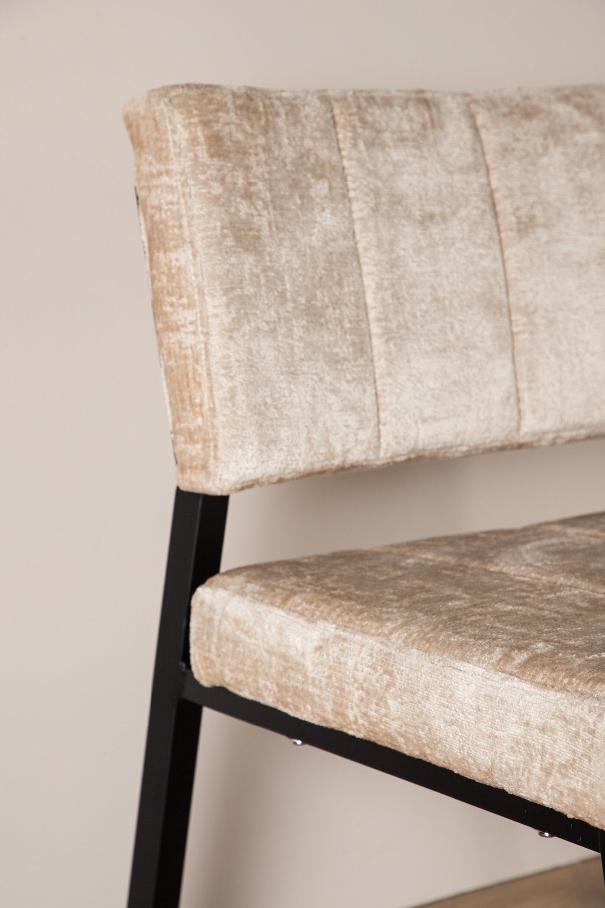 Monett Lounge - Stuhl - beige/Polyester - Samt - Lounge - Stühle - ALVAHOME