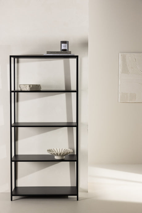 Montevideo Regal - schwarz/Stahl - Regale - ALVAHOME
