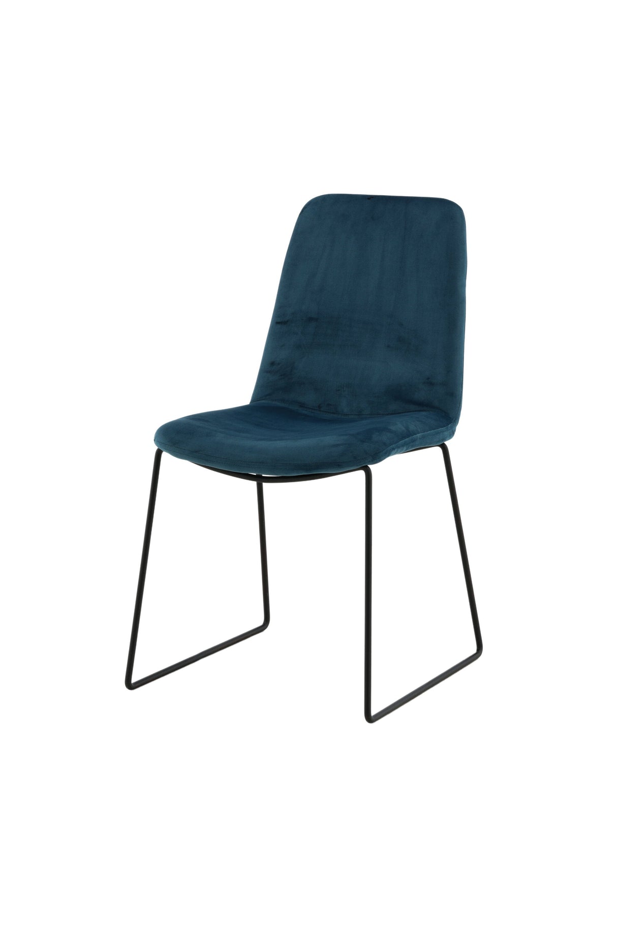 Muce Esszimmerstuhl - blau/Polyester - Samt - Essstühle - ALVAHOME