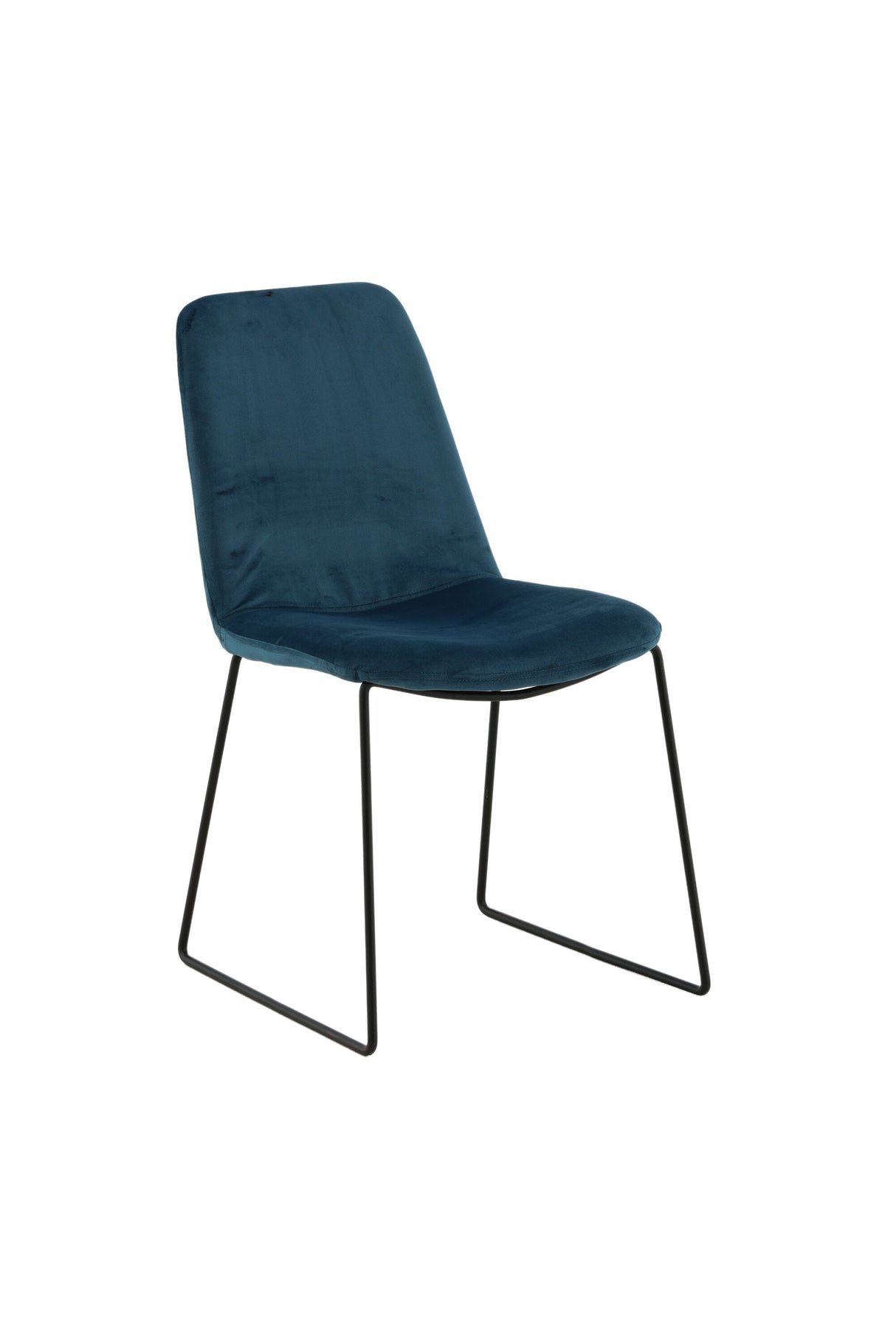 Muce Esszimmerstuhl - blau/Polyester - Samt - Essstühle - ALVAHOME