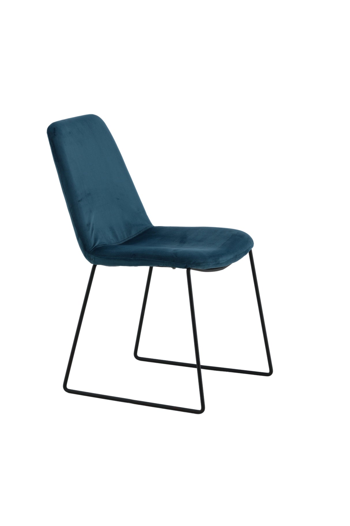 Muce Esszimmerstuhl - blau/Polyester - Samt - Essstühle - ALVAHOME