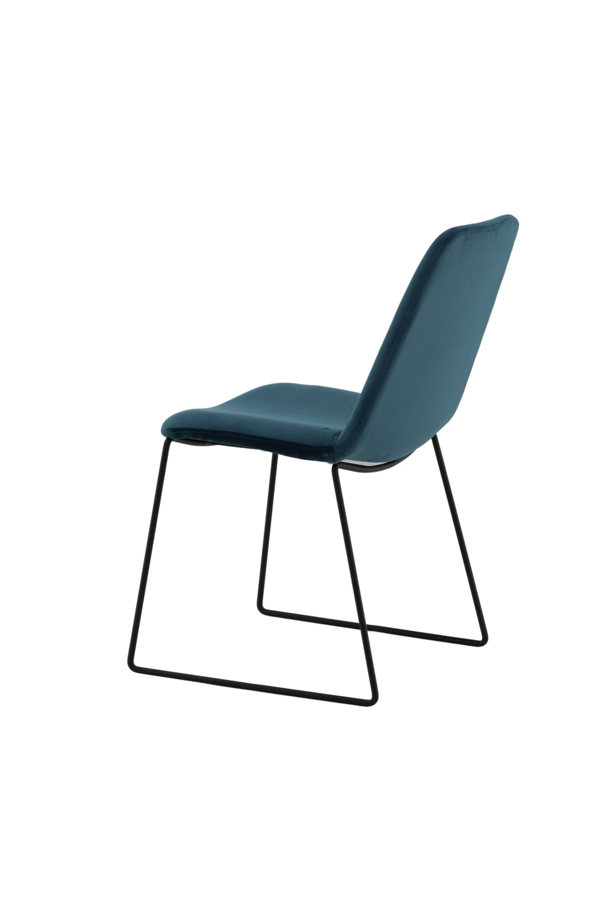 Muce Esszimmerstuhl - blau/Polyester - Samt - Essstühle - ALVAHOME