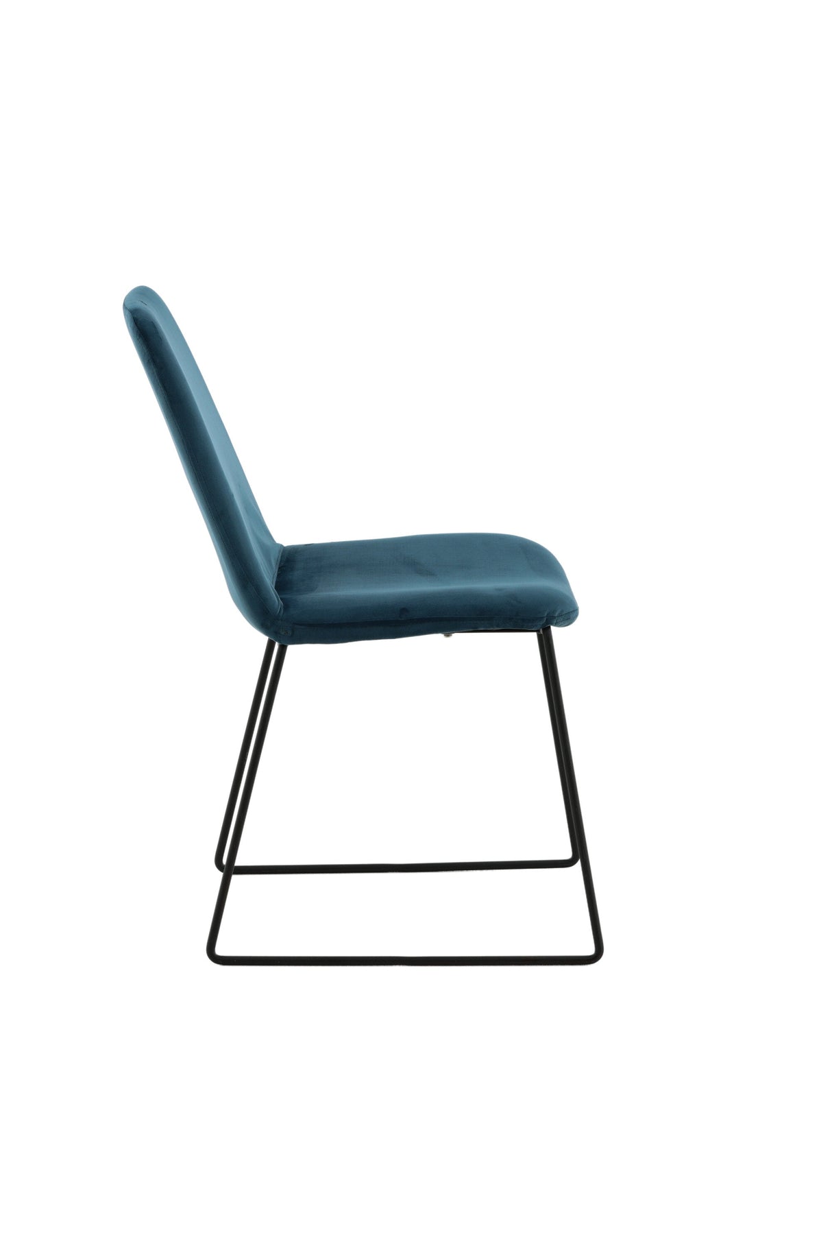 Muce Esszimmerstuhl - blau/Polyester - Samt - Essstühle - ALVAHOME