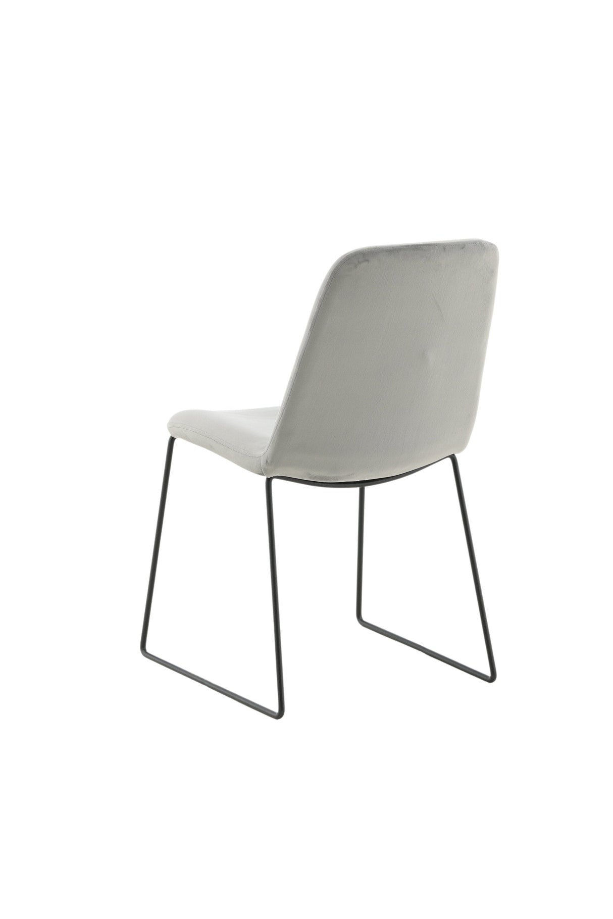 Muce Esszimmerstuhl - grau/Polyester - Samt - Essstühle - ALVAHOME