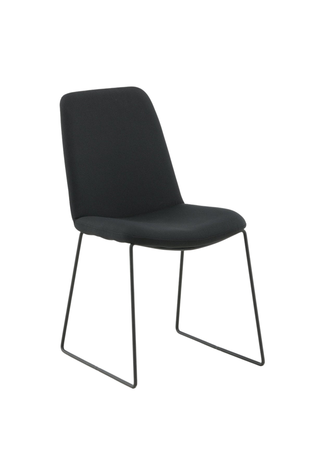 Muce Esszimmerstuhl - schwarz/Polyester - Essstühle - ALVAHOME