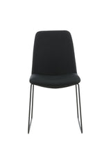Muce Esszimmerstuhl - schwarz/Polyester - Essstühle - ALVAHOME