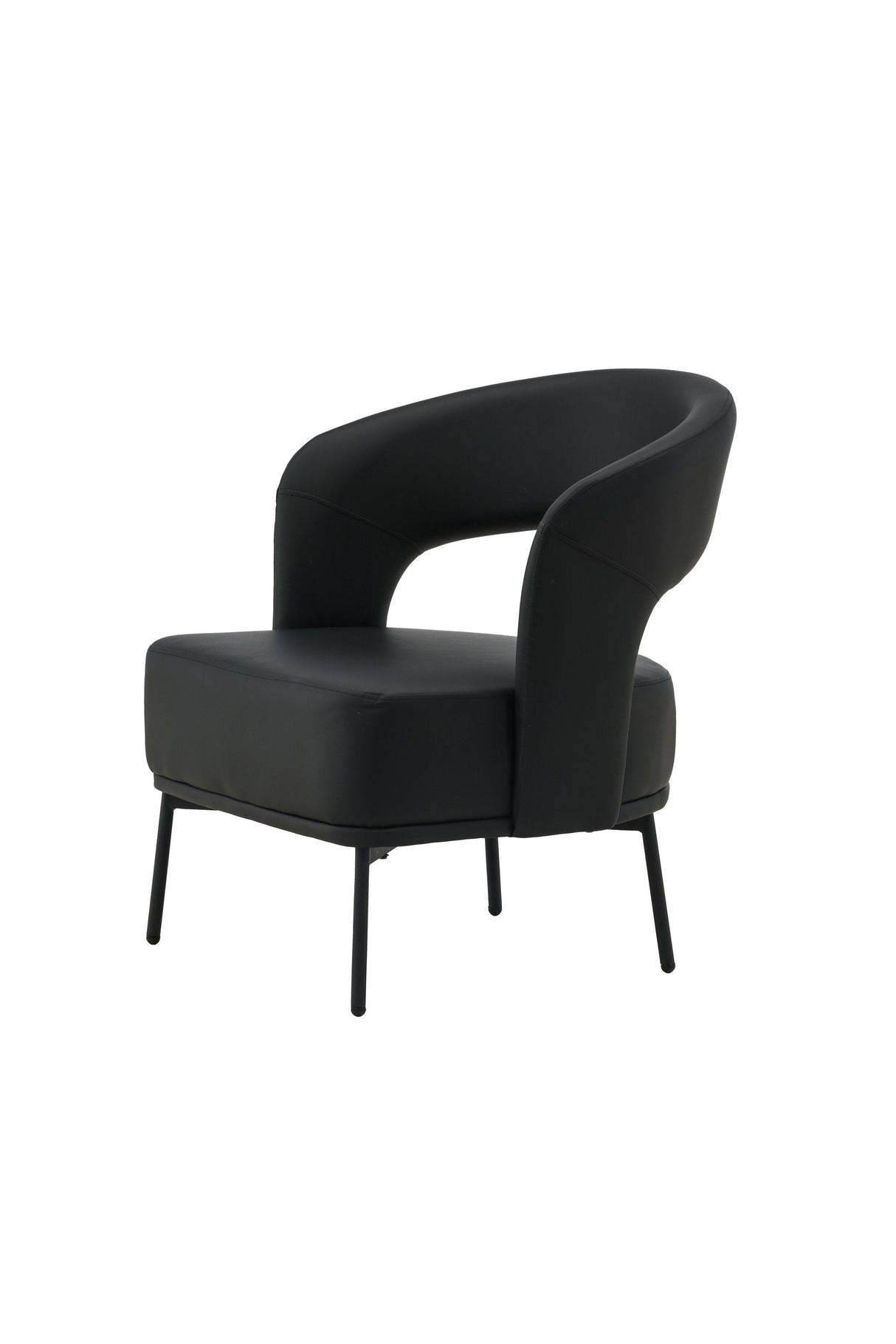 Mundo Sessel - schwarz/Stahl - Sessel - ALVAHOME