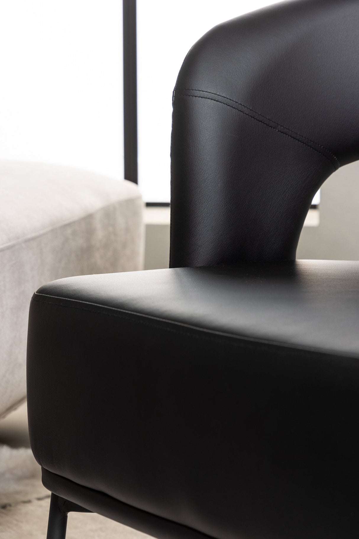Mundo Sessel - schwarz/Stahl - Sessel - ALVAHOME