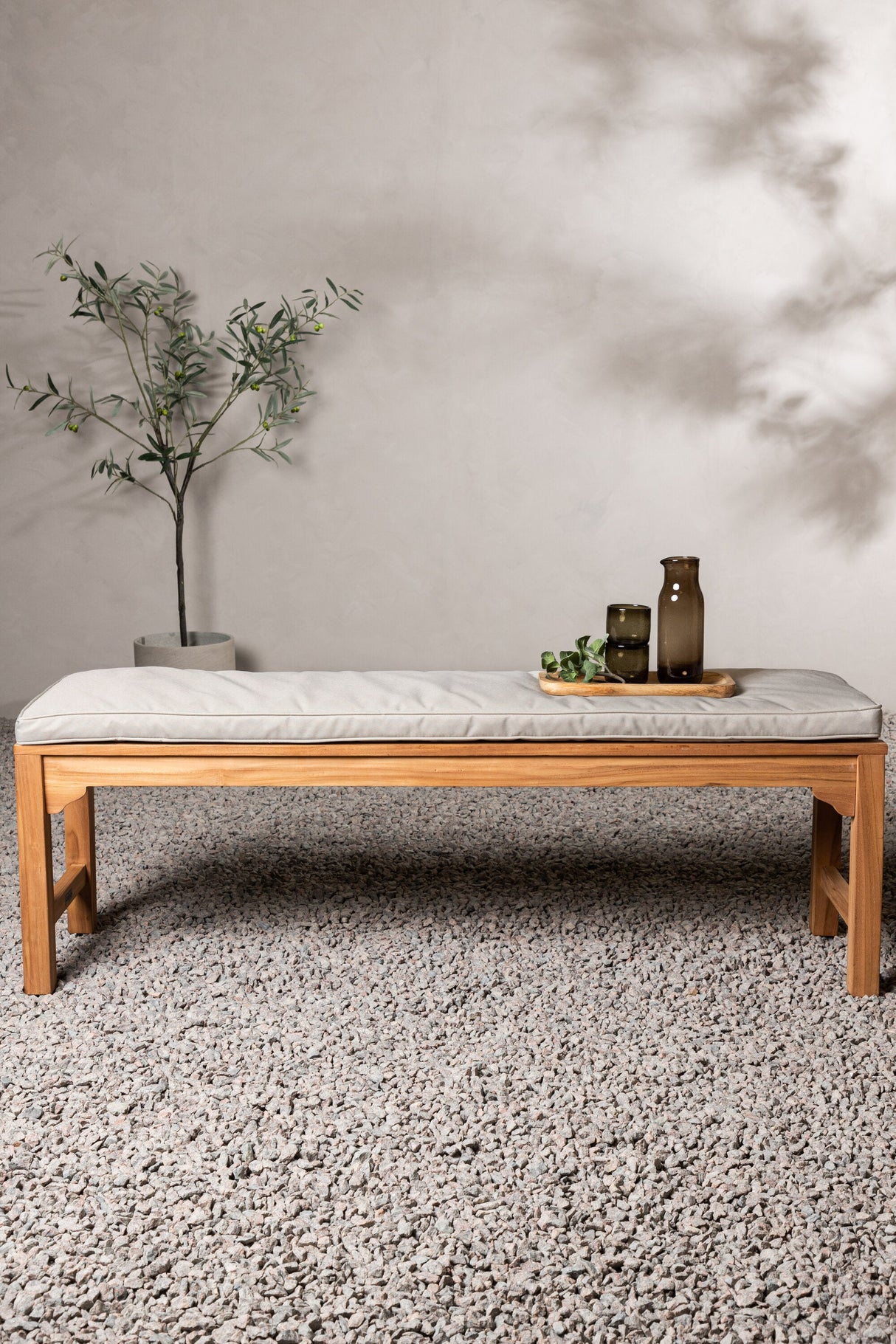 Nairobi Outdoor - Sitzpolster - beige/Polyester - Outdoor - Sitzpölster - ALVAHOME