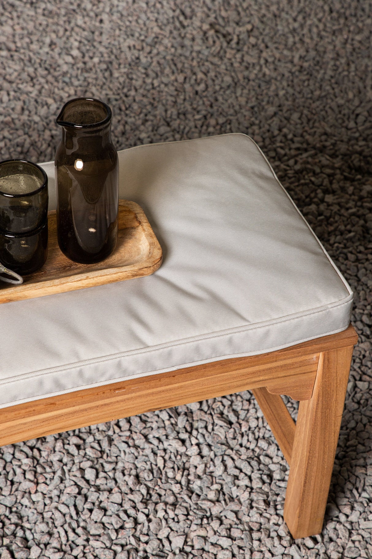 Nairobi Outdoor - Sitzpolster - beige/Polyester - Outdoor - Sitzpölster - ALVAHOME