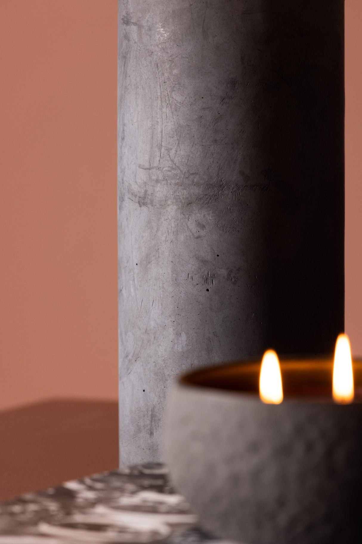 Nancy Tischlampe - grau/Beton - Tischlampen - ALVAHOME
