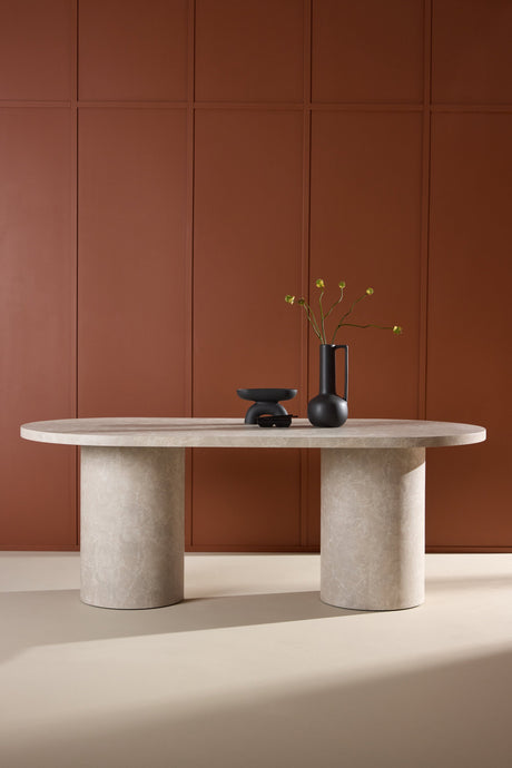 Narvik rechteckiger Esstisch - beige/MDF - Rechteckige Esstische - ALVAHOME