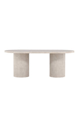 Narvik rechteckiger Esstisch - beige/MDF - Rechteckige Esstische - ALVAHOME