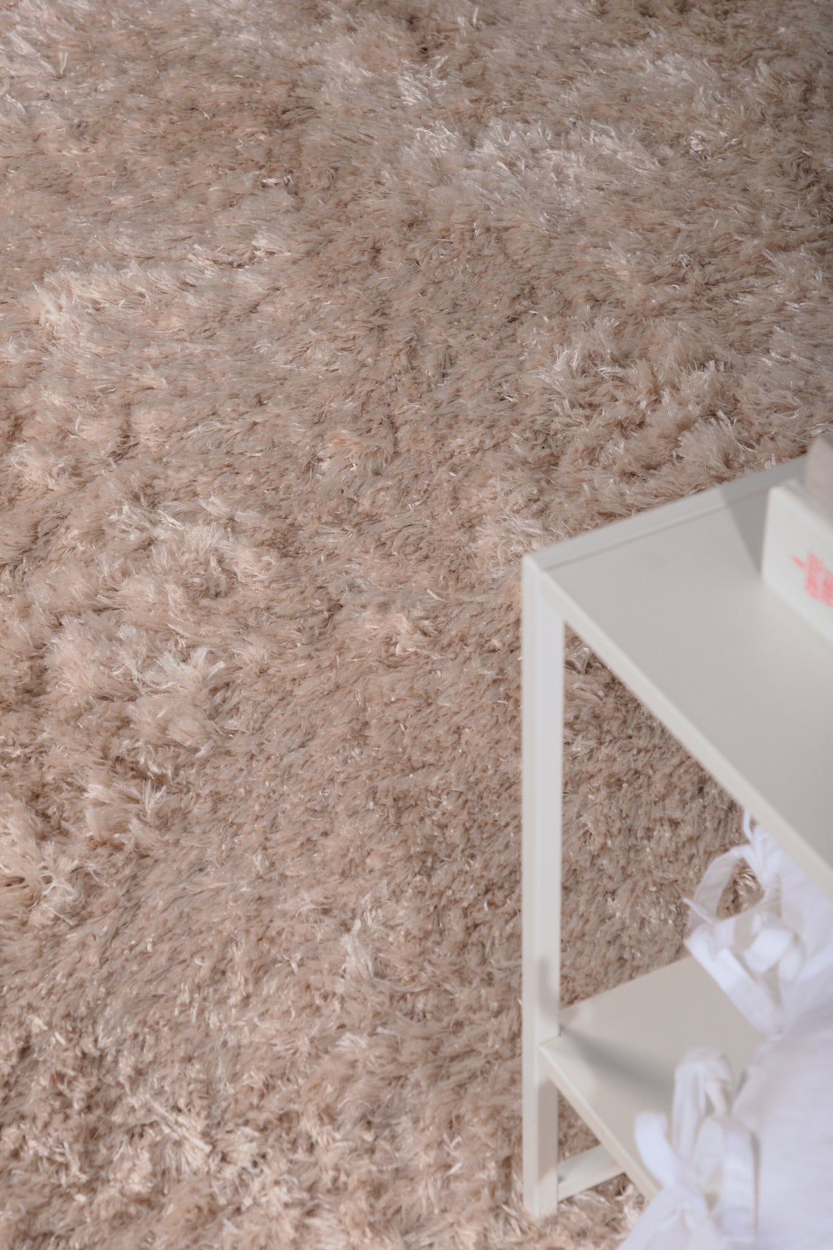 Natta Wohnzimmerteppich - beige/Polyester - Wohnzimmerteppiche - ALVAHOME