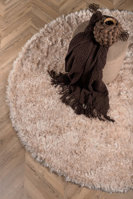 Natta Wohnzimmerteppich - beige/Polyester - Wohnzimmerteppiche - ALVAHOME