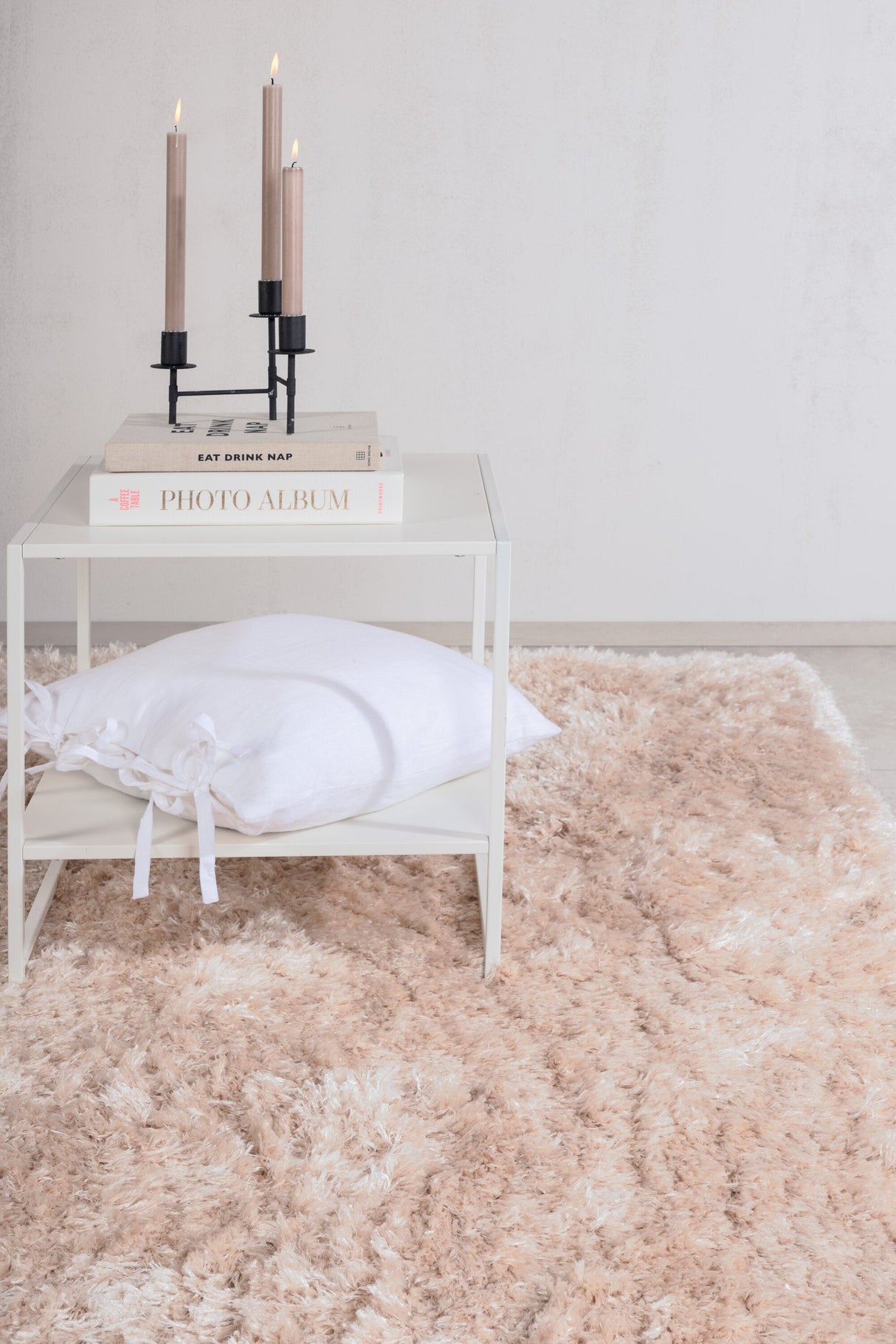Natta Wohnzimmerteppich - beige/Polyester - Wohnzimmerteppiche - ALVAHOME