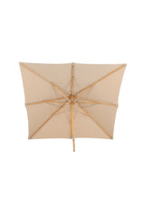 Naxos Sonnenschirm - braun/Polyester - Sonnenschirme - ALVAHOME