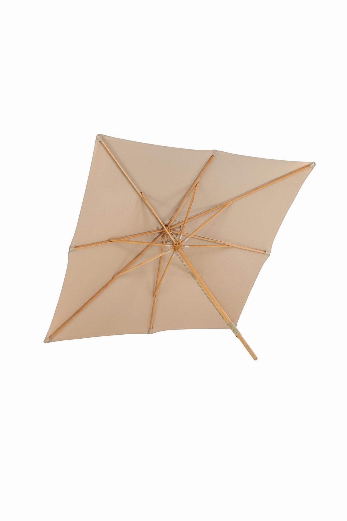 Naxos Sonnenschirm - braun/Polyester - Sonnenschirme - ALVAHOME