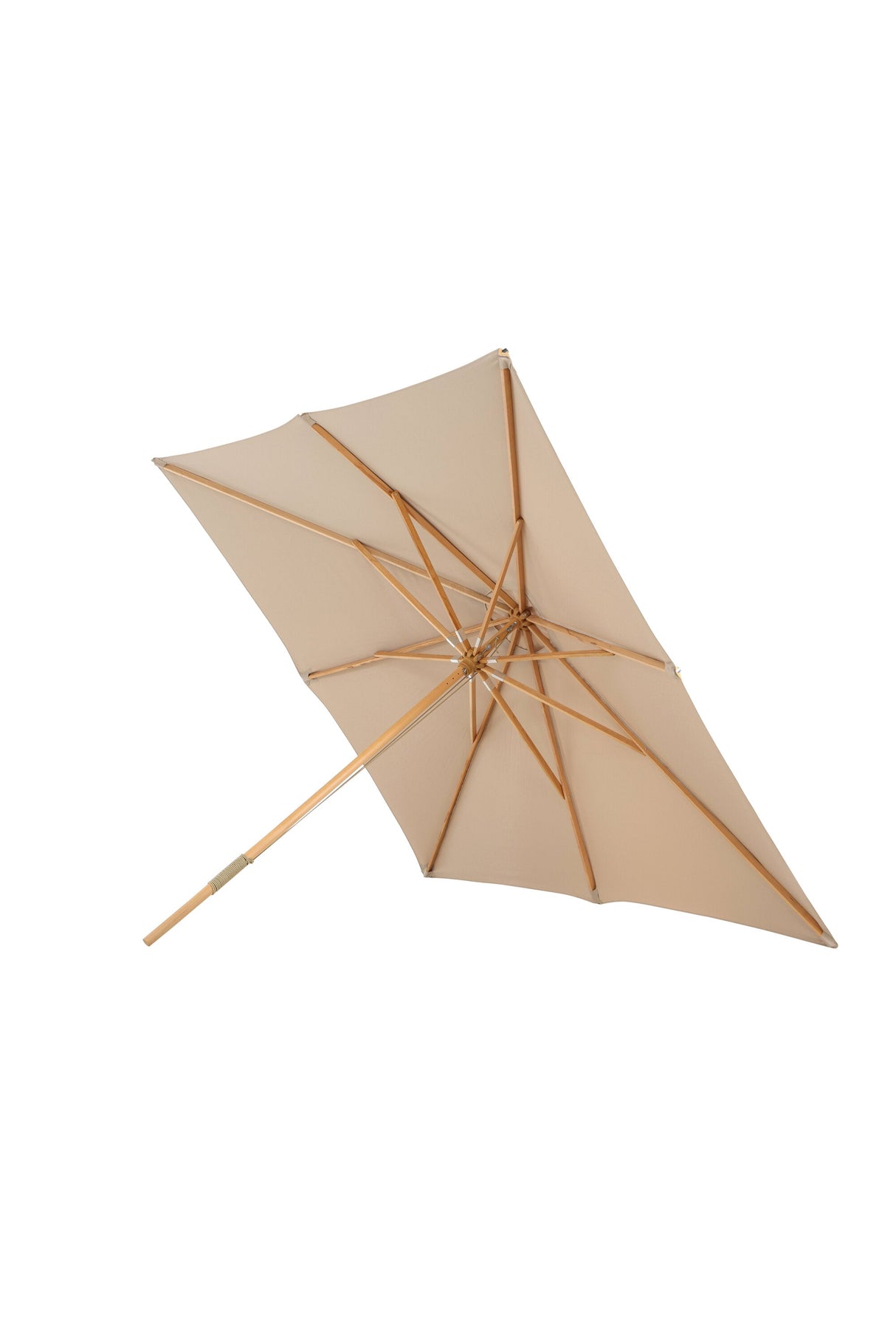 Naxos Sonnenschirm - braun/Polyester - Sonnenschirme - ALVAHOME