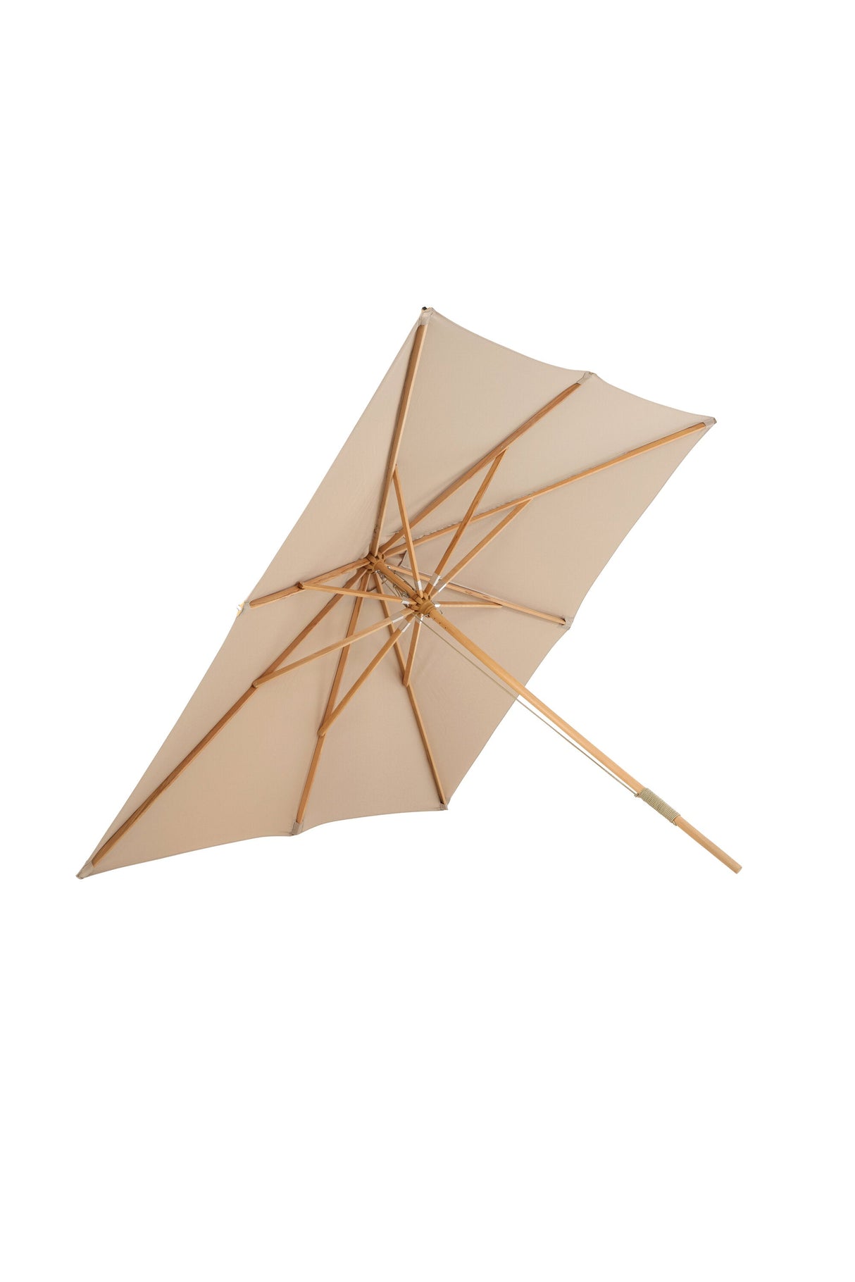 Naxos Sonnenschirm - braun/Polyester - Sonnenschirme - ALVAHOME