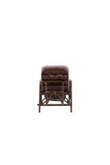 Nella Outdoor Sun - Lounge - Walnuss dunkel/Rattan - Outdoor Sun - Lounges - ALVAHOME