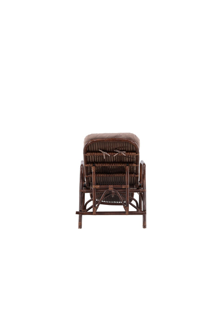 Nella Outdoor Sun - Lounge - Walnuss dunkel/Rattan - Outdoor Sun - Lounges - ALVAHOME