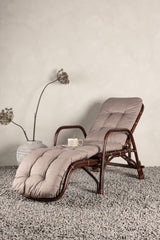 Nella Outdoor Sun - Lounge - Walnuss dunkel/Rattan - Outdoor Sun - Lounges - ALVAHOME