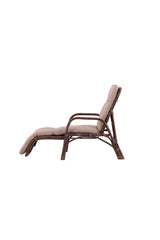 Nella Outdoor Sun - Lounge - Walnuss dunkel/Rattan - Outdoor Sun - Lounges - ALVAHOME