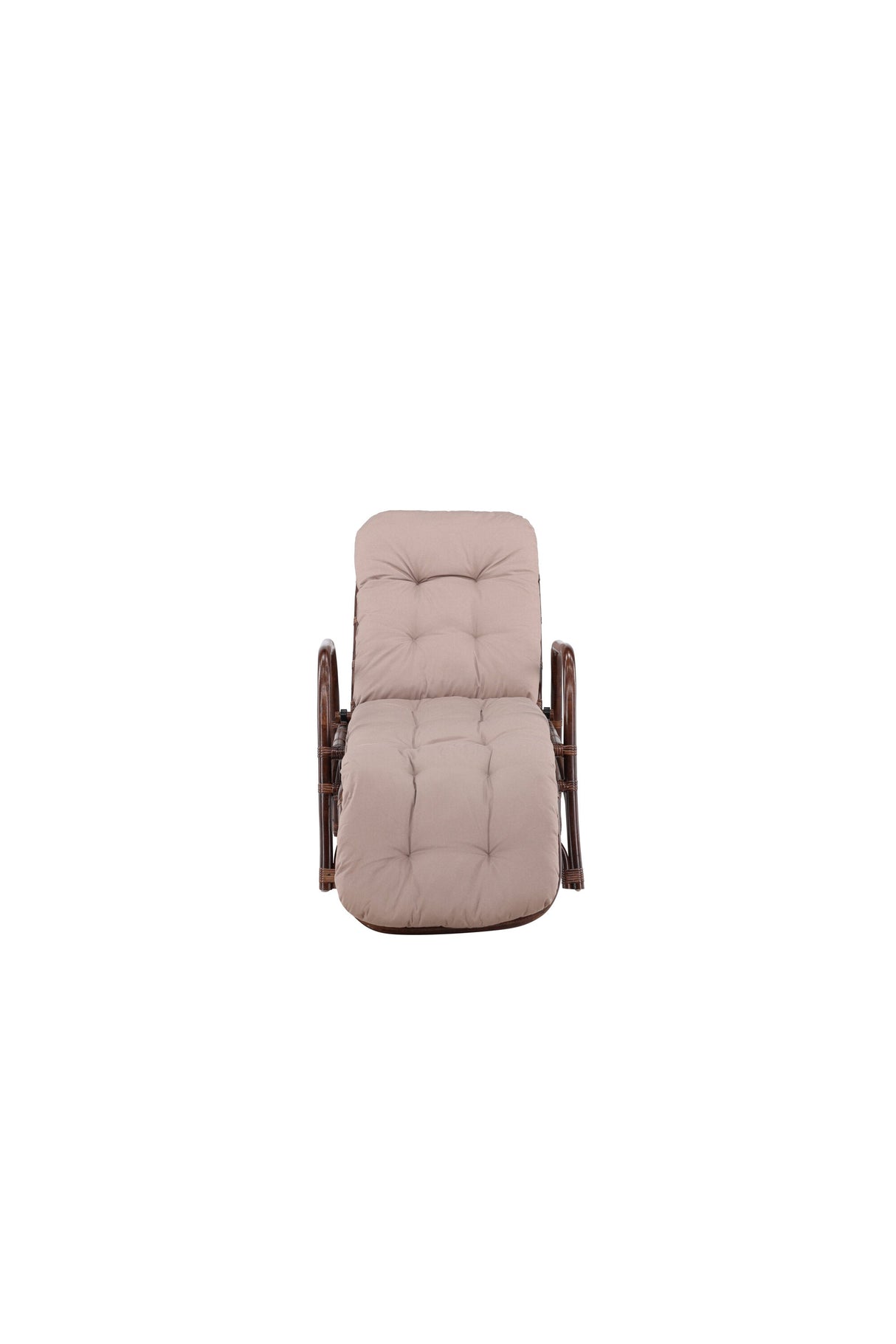 Nella Outdoor Sun - Lounge - Walnuss dunkel/Rattan - Outdoor Sun - Lounges - ALVAHOME