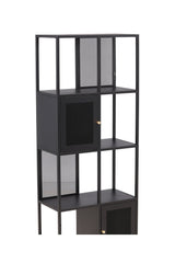 Nett Regal - schwarz/Stahl - Regale - ALVAHOME