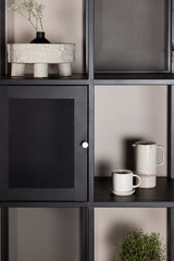 Nett Regal - schwarz/Stahl - Regale - ALVAHOME