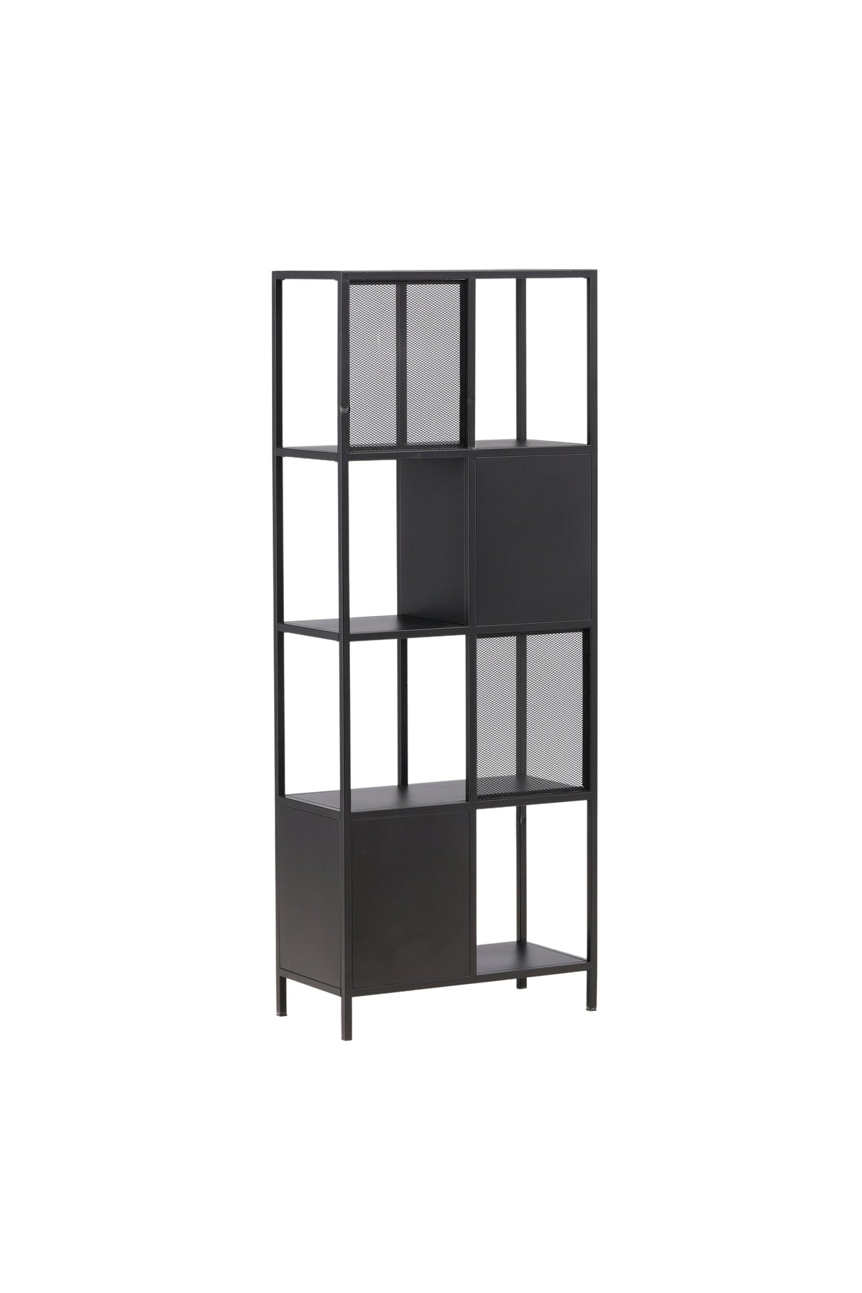 Nett Regal - schwarz/Stahl - Regale - ALVAHOME