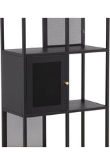Nett Regal - schwarz/Stahl - Regale - ALVAHOME