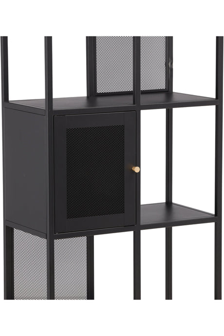 Nett Regal - schwarz/Stahl - Regale - ALVAHOME
