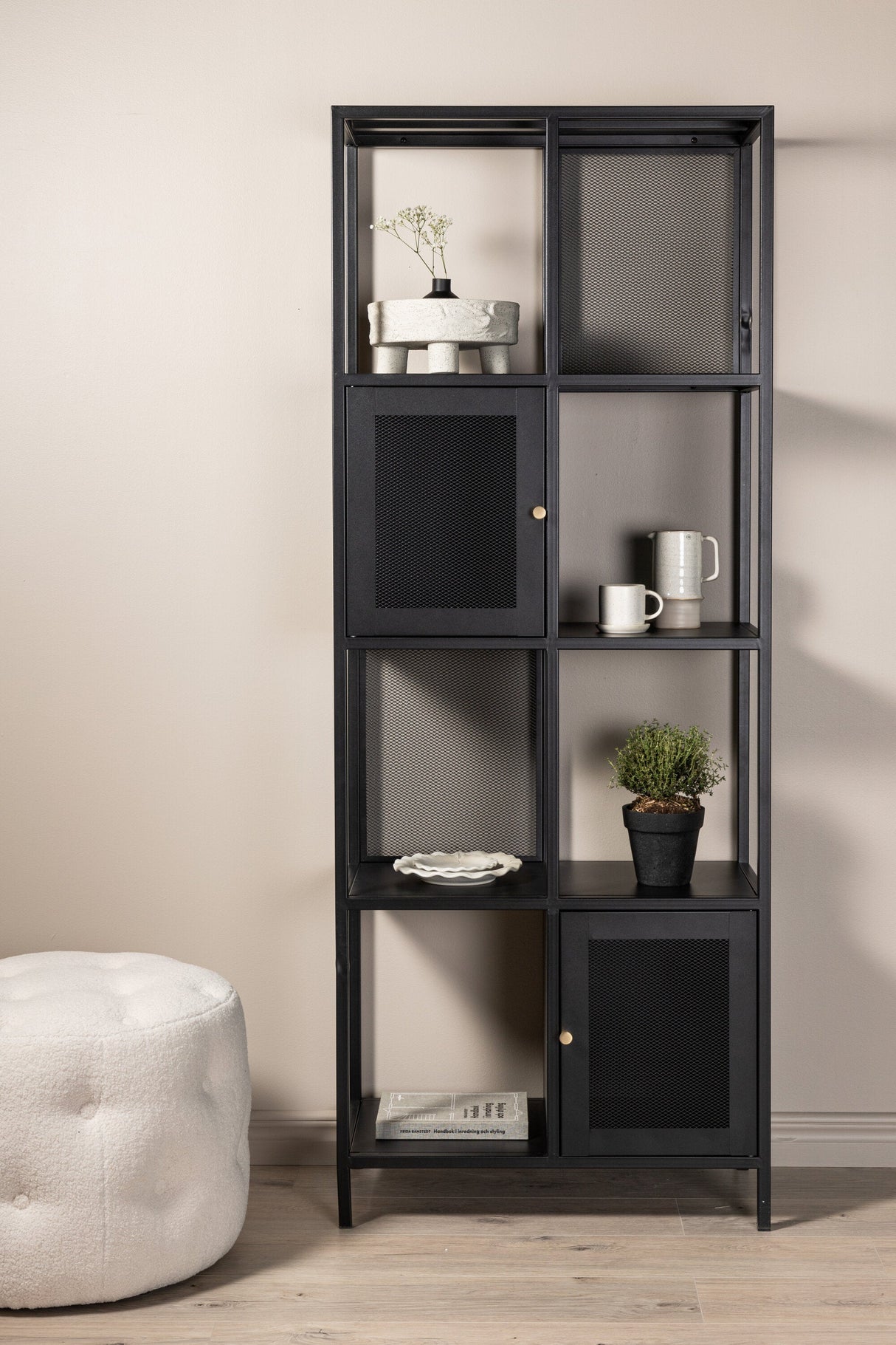 Nett Regal - schwarz/Stahl - Regale - ALVAHOME