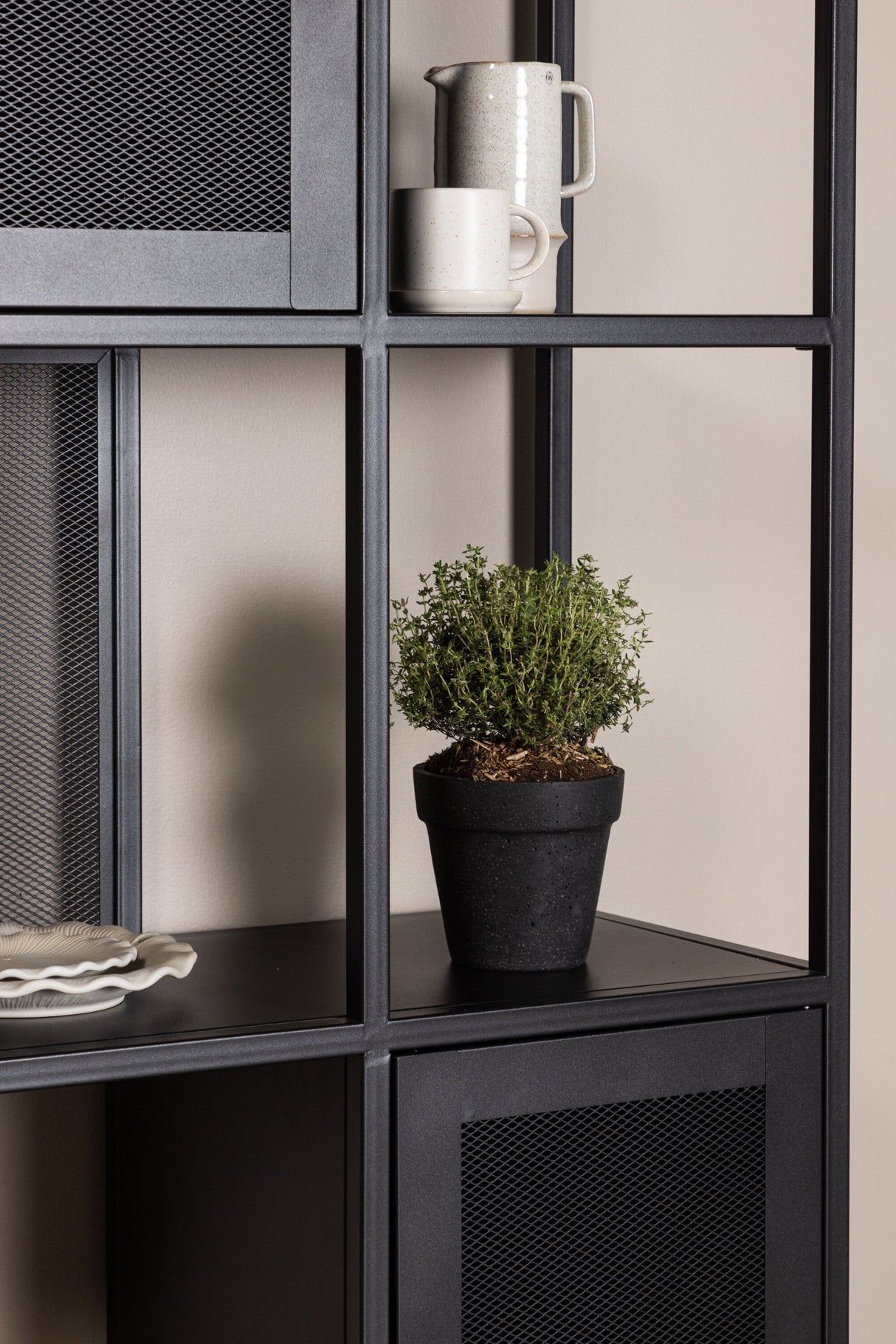 Nett Regal - schwarz/Stahl - Regale - ALVAHOME