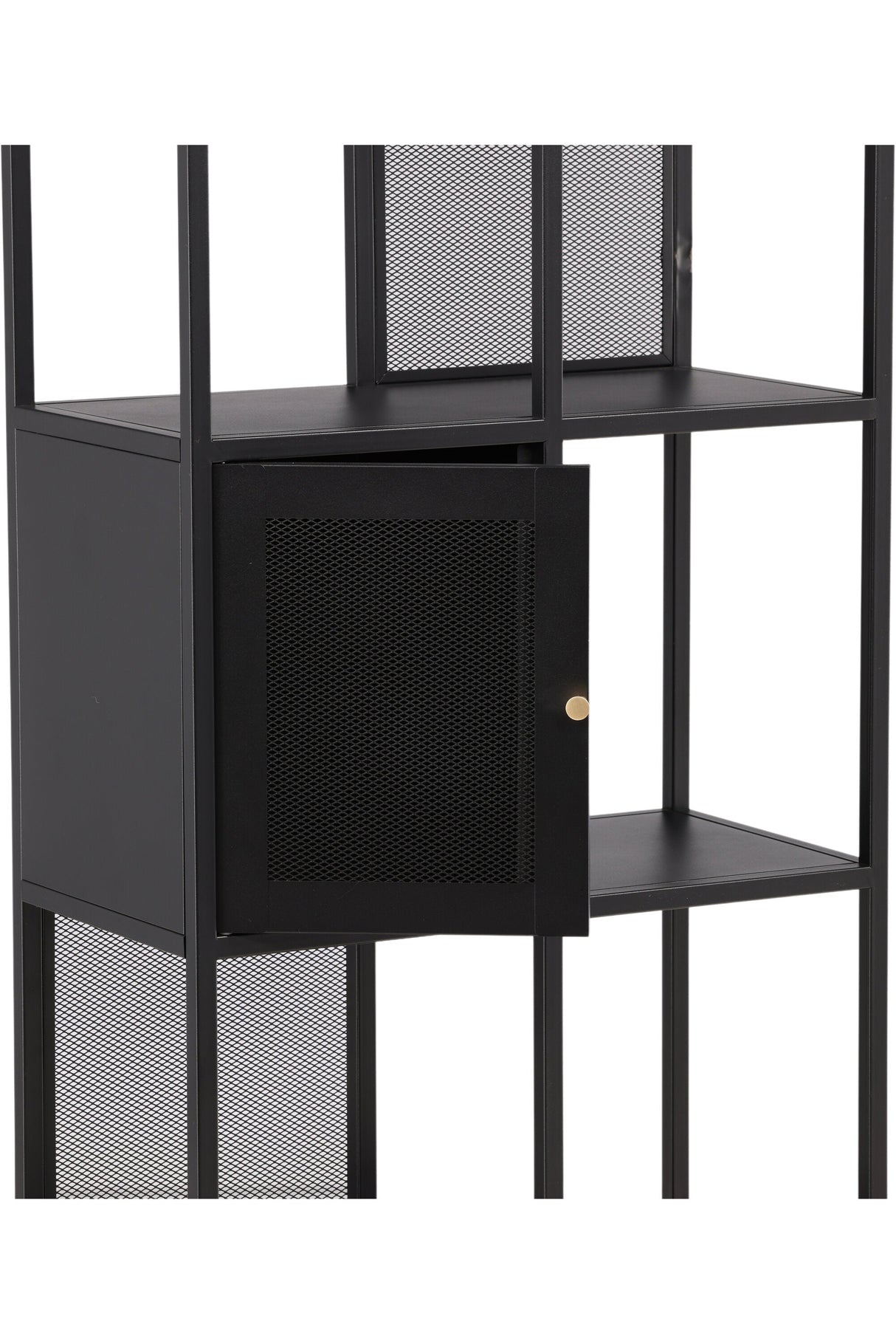 Nett Regal - schwarz/Stahl - Regale - ALVAHOME