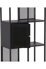 Nett Regal - schwarz/Stahl - Regale - ALVAHOME