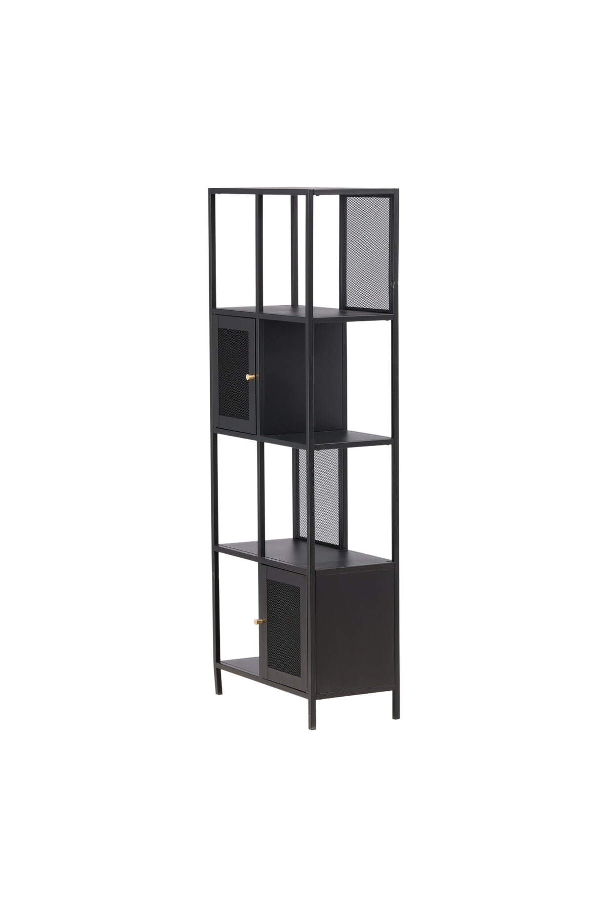 Nett Regal - schwarz/Stahl - Regale - ALVAHOME