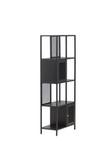 Nett Regal - schwarz/Stahl - Regale - ALVAHOME