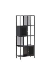Nett Regal - schwarz/Stahl - Regale - ALVAHOME