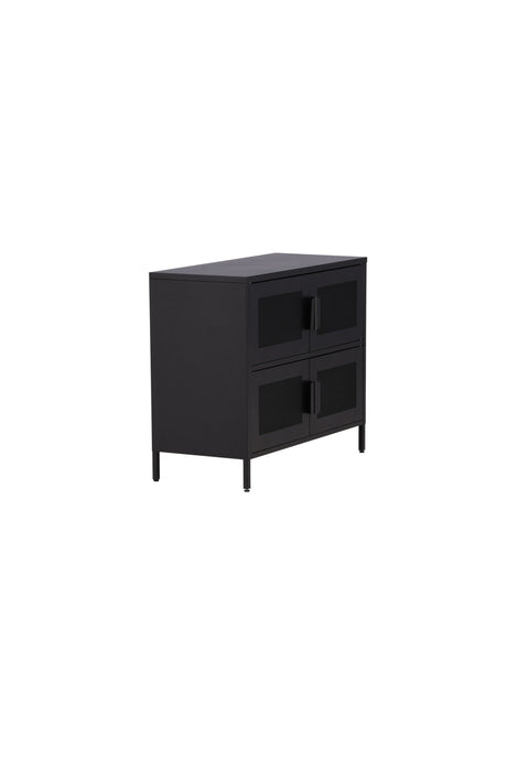 Nett Schrank - schwarz/Stahl - Schränke - ALVAHOME