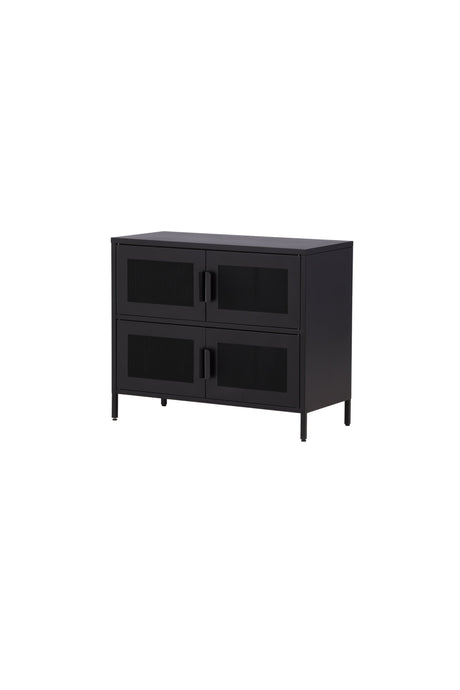 Nett Schrank - schwarz/Stahl - Schränke - ALVAHOME