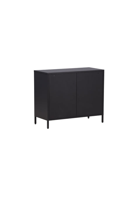 Nett Schrank - schwarz/Stahl - Schränke - ALVAHOME