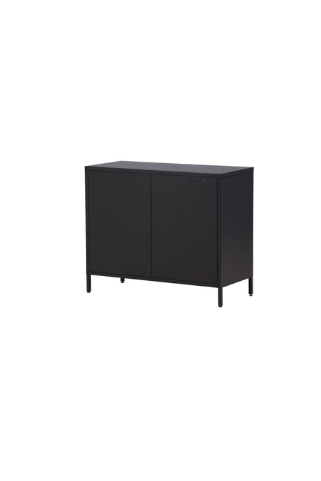 Nett Schrank - schwarz/Stahl - Schränke - ALVAHOME